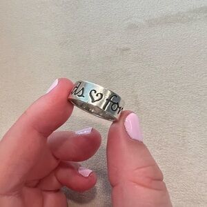 Best friends forever ring James avery